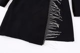 And Winter New Bright Tassel Decoration Suit Outer Suit Jumpsuit 9878058-Outfit