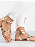 Women Sandals 2022 New Summer Footwear Plus Size 43 Ladies Flat Sandal Female Casual Beach Shoes Ladies Comfortable
