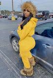 Fall Causal Pocket Long Sleeve Hoodies And Pant Matching