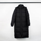 2022 Winter Real Raccoon Fox Fur Hooded Puffer Feather Down Coat Luxury Women X-long 90% Duck Down Jacket Female