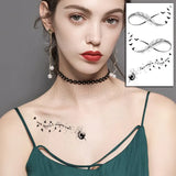 Water Transfer Tattoo Sexy Red Lips Print Tattoo Body Art Waterproof Temporary Fake Flash Tattoo for Man Woman Kid