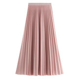 And Winter New Women Korean Version Of The Long-Term Retro Fashion Half-Dressed Skirt