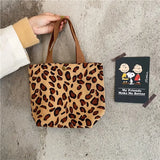 Literary Corduroy Women's Bag 2022 New Trend Daisy Print Handbags Lunch Box Casual Buckle Small Square Bag Small Shopping