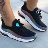 Women Colorful Cool Sneaker Ladies Lace Up Vulcanized Shoes Casual Female Flat Comfort Walking Shoes Woman 2020