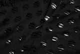 Kliou See Through Hollow Out Sexy Zipper Jumpsuit Women Turtleneck Net Plaid Hole Skinny Elastic Club Streetwear