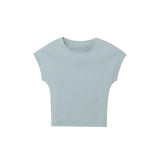 Summer New Women's Multi-Colored Self-Repair Micro-Sleeveless Design Top