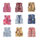 Wear 2025 Street Fashion Cotton Suit With Women's Vest Short Vest Autumn And Winter
