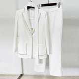 New Star Fashion Scarf Hot Loose Suit Suit Trousers Set Two