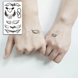 Water Transfer Tattoo Sexy Red Lips Print Tattoo Body Art Waterproof Temporary Fake Flash Tattoo for Man Woman Kid