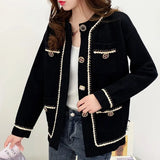 Autumn Women Coat Long Sleeve Breasted Single Korean Soft Fashion Button Wool Jacket White Black Winter Casual Lady