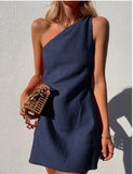 Color Slim Fit Temperament Commute Shoulder