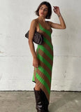 Printed U-neck Sleeveless Striped Print Straight Tank