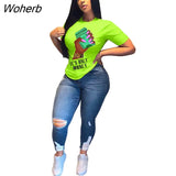 Women Summer Not Only Money Letter Print O-neck Short Sleeve T-shirt Fashin Classic Tee Tops S-5XL-Outfit