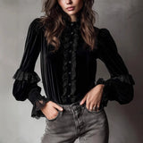 New Fashion Collar Plush Jacket Winter Warm Casual