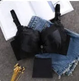 Chest Sagging Push Up Wire Free Women Bra Set Lingerie Small Breast Female