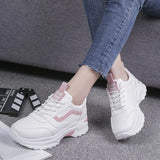 Vulcanize Shoes Casual Fashion 2020 New Woman Comfortable Breathable White Flats Female Platform Sneakers Chaussure