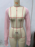 Woherb New Loose Lazy Wind Knit Cardigan Women With A Short Versatile Jacket Jacket Women-Outfit