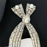 New Studded Bow Suit Jacket Open Half-Skirt
