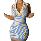 Sexy Straps Halter Sleeveless Sweater