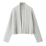 Woolen Woolen Sweater Long-Sleeved Thick Knit Coat Women's Clothing 2025 Autumn And Winter