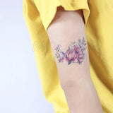 Tattoo Sticker Mermaid Little Element Small Devil Fish Jellyfish Whale Sea Animal Water Transfer Temporary Fake Body Art