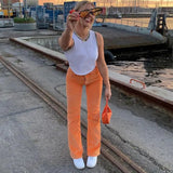 and American retro Y2K streetwear multi-pocket straight-leg jeans womens drape high-waist straight-leg jeans women