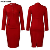 Sleeve Bodycon Dress African Dresses for Women 2023 Autumn Sexy Daily Elegant High Waist Bandage Robe Femme African Clothes-Outfit