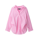 Striped Shirt Tops Casual Shorts Set 2025458 6929435