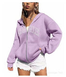 New Zipper Hoodie Los Angeles California Coat