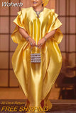 Ladies Caftan Dress African Dresses for Women 2023 Traditional Loose Abaya Musulman Boubou Robe Africaine Femme Clothes-Outfit