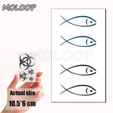 Water Transfer Sexy Tattoo Swallow Bird Tattoo Body Art Waterproof Temporary Fake Flash Tattoo for Man Woman Kid