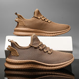 Fashion Men Sneakers Mesh Casual Shoes Lac-up Mens Shoes Lightweight Vulcanize Shoes Walking Sneakers Zapatillas