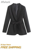 2023 Women Spring Pant Suits 2 pieces sets Casual Blazers Coats and Trousers Female Elegant Street Two Suit Clothing-Outfit