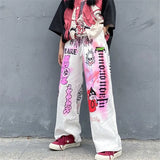 High Waist Cargo Pants Women Casual Punk Pants Loose Streetwear Harajuku Japan Pants Cool Fashion Hip Hop Female