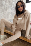 Autumn Print Long Sleeve Hoodies Top and Legging