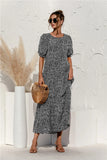 Sleeve Dot Plaid Urban Style Loose Stitching Long