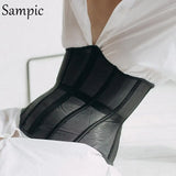 Fashion Off Shoulder Sexy Corset Tops Women Underbust Waist Belt Gothic Corset Top Skinny Mesh Underwear Cropped Top