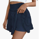 Spring And Autumn Women's New Women's Loose-Fitting Solid-Colored Drawstring Long-Sleeved Casual