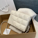Popular Rhombus Women's Bag 2022 New Fashion Simple Texture Shoulder Bag Trend All-match Messenger Bag Women Luxury