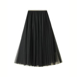 Dress Half-Dress Woman 2025 New Spring And Summer Long Dress Long-Term Long-Singlin Long-Singed-Long-Shaped High-Waisted Skirt Ponyy Ffy Skirt