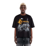 House T-Shirt White Vic Short-Sleeved SHOOTING HOUSE TEE WHITE Same Printed
