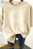 Oversized T Shirts 100% Cotton Plus Size T Shirt Summer Top Tees Heart Printed O Neck L-6XL Short Sleeve Tshirt Women-Outfit