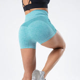 High Waist Shorts Women Breathable Fitness Shorts Sexy Push Up Seamless Short Pants