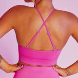 Crop Gym Sports Fitness Yoga Bra