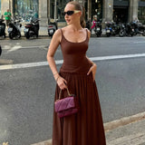 Summer New Women's Dress French Sexy Sling Dress Waist Thin Temperament