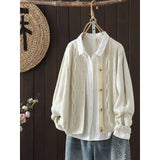 Suit Women 2025 Summer New Women's Version Of The Striped Top Nine Trousers Linen Two Sets Of