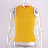 Woherb Summer New Slim Short Sexy Slim Vest-Outfit