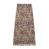 ZRN-Women's Leopard Print Pleated Tulle Bustier Tops, Strapless, Straight Neck, Draped, Female Camis, Sexy Fashion-Outfit