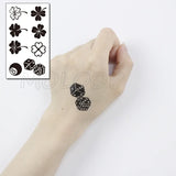 Water Transfer Tattoo Sexy Red Lips Print Tattoo Body Art Waterproof Temporary Fake Flash Tattoo for Man Woman Kid