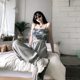 Harajuku Fashion Crop Top Camis Women Japanese Girl Chic Soft Sister Cute Bear ide Outside Wears Thin Short Camisole